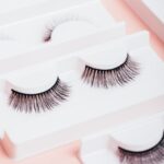 False Strip eyelashes in boxes